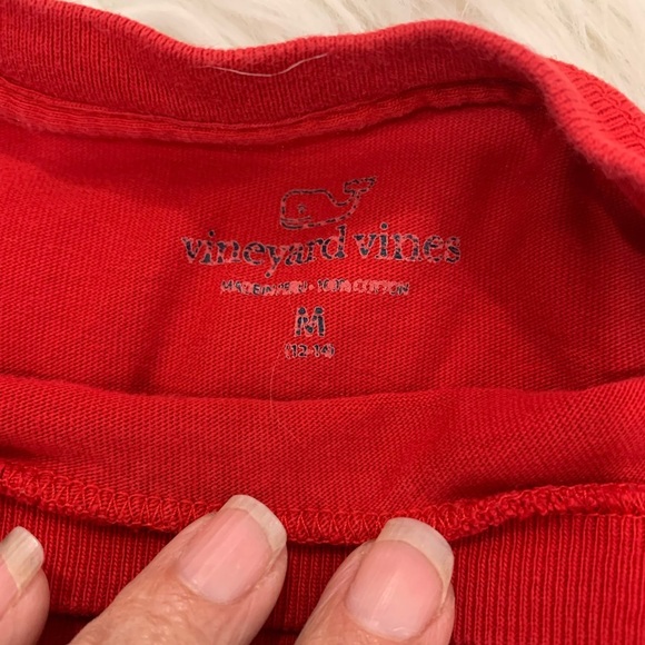Boys‎ Vineyard Vines Red Long Sleeve Tee. Size M (12-14) (384) - Picture 6 of 8